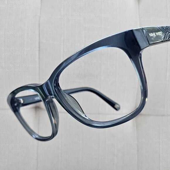 Nine West Eyeglasses Frames NW586S 029 Grey Square Full Rim 56[]17-135 - Picture 3 of 16